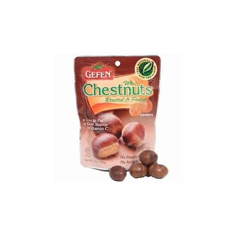 Gefen Organic Roasted Chestnuts are peeled and ready to enjoy ...