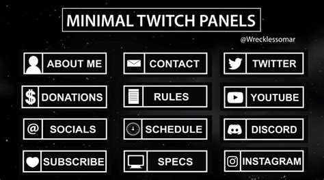 Custom Twitch Panels