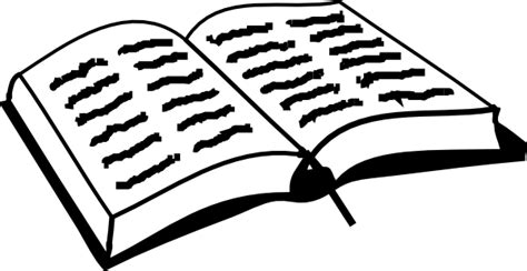 Picture Of Open Bible Clipart