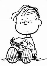 Linus Van Pelt From Peanuts sketch template