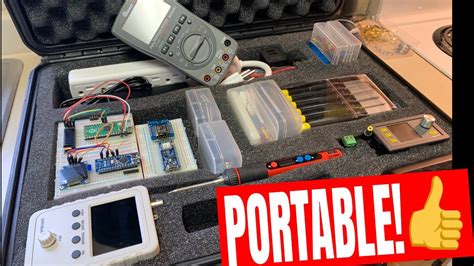 PORTABLE ELECTRONICS LAB KIT PART 1📡 - YouTube