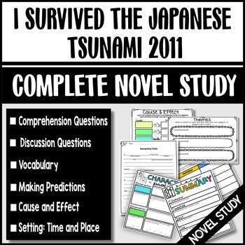 I Survived The Japanese Tsunami 2011 by Lauren Tarshis Novel Study