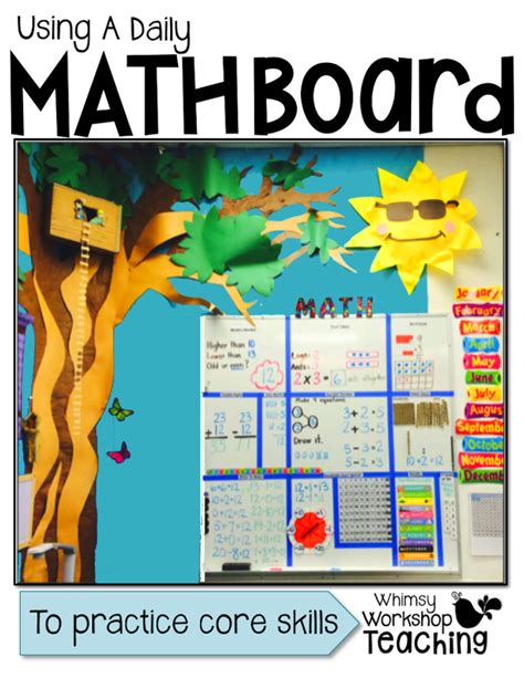 Math Board: Daily Practice - Whimsy Workshop Teaching