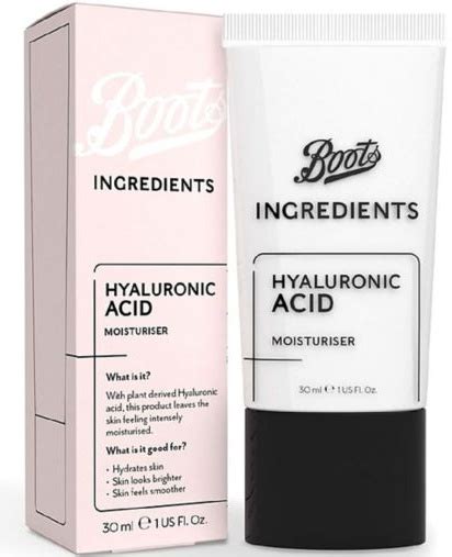 Boots Ingredients Hyaluronic Acid Moisturizer ingredients (Explained)