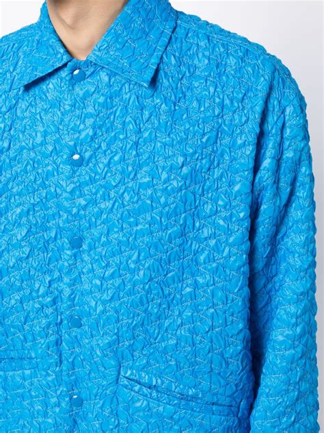 Toga Virilis Textured Shirt Jacket - Farfetch