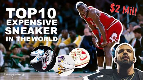 TOP 10 Most Expensive Sneakers In The World 2023 - YouTube