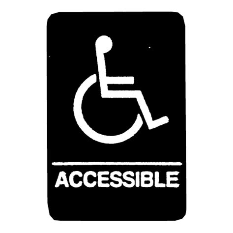 ADA Accessible Sign with Graphic