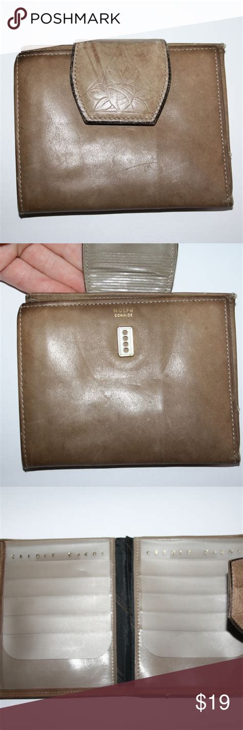 Beautiful vintage Rolfs Brown wallet | Brown wallet, Leather wallet, Wallet