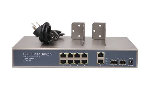 10 Port PoE + 2 Port SFP Full Gigabit Fiber POE Switch Price & Datasheet