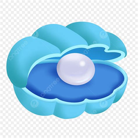 Clam And Pearl Clipart Vector, Blue Pearl Clam Shells, Clam Clipart, Graphic Design, Clamshell ...