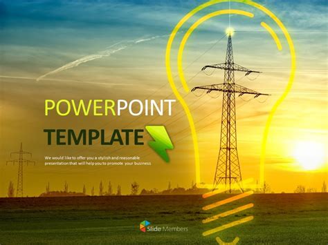 Electric Energy - Free Template Design