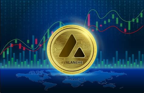 Premium Vector | Avalanche (avax) coin cryptocurrency blockchain future digital replacement ...