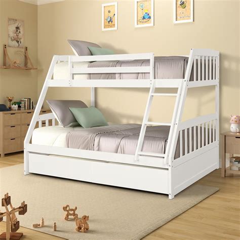 Bunk Bed Full And Twin | White Full Size Bed Frame