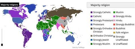 World Religions Map