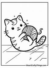 20 Kitten Coloring Pages sketch template