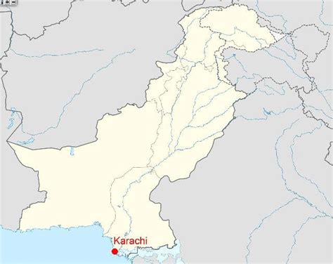 Map of Pakistan showing the location of Karachi [1]... | Download Scientific Diagram