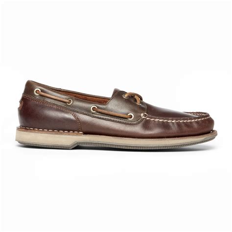 Rockport Boat Shoes Mens South Africa - Rockport Perth Brown