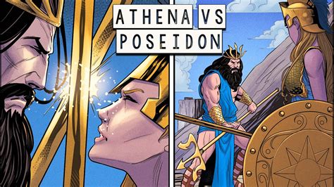 Athena And Poseidon Fight