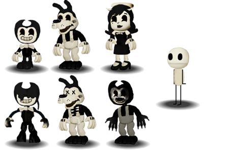 adventure bendy and the ink machine Characters by aidenmoonstudios on ...