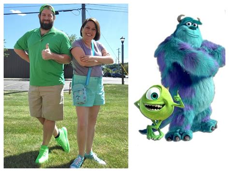 Mike Wazowski and James Sullivan Disneybounds in 2022 | Sully costume ...