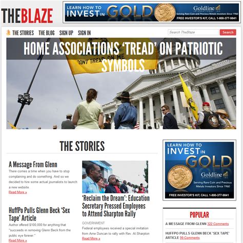 Glenn Beck Launches Blaze, HuffPo Style Magazine – Outside the Beltway