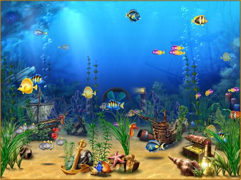 Exotic Aquarium 3D Screensaver Download - Aquarium Screensaver