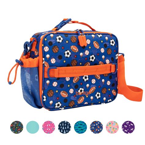 Bentgo Kids Prints Lunch Bag - Double Insulated, Durable, Water-Resistant Fabric with Interior ...