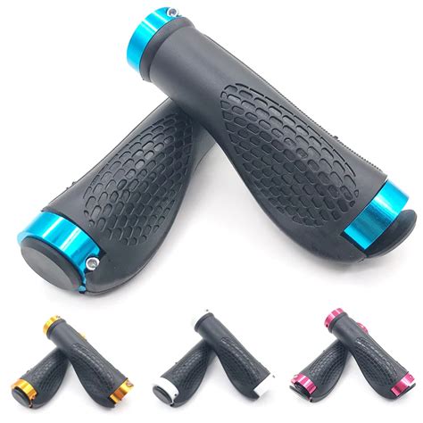 1 Pair Mountain Road Bicycle Handlebar Grips Ergonomic Rubber Bike Handle Grips Cycling Riding ...