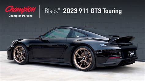 Champion Porsche | 2023 911 GT3 Touring in Black - YouTube