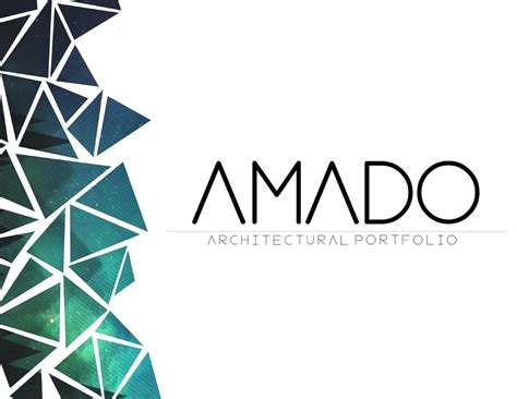 Architecture Portfolio Cover Page Examples - Free Printable Template