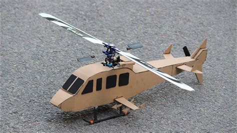 How to make Remote Control Helicopter Body - Cardboard Helicopter | Remote control helicopter ...