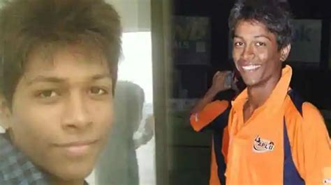 Hardik Pandya shares photos from younger days, shows off unbelievable transformation - Crictoday