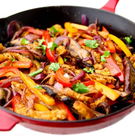 Soy Curl Fajitas - The Hidden Veggies