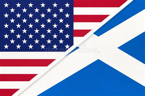 Scottish American Flag