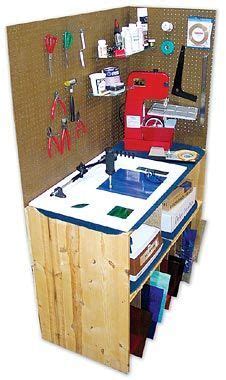 Ideas for Setting Up Your Stained Glass Workshop- I would love to ...