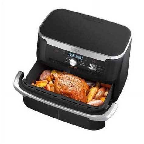 Ninja Foodi Dual Air Fryer with 11-qt MegaZone FlexBasket - Walmart.com