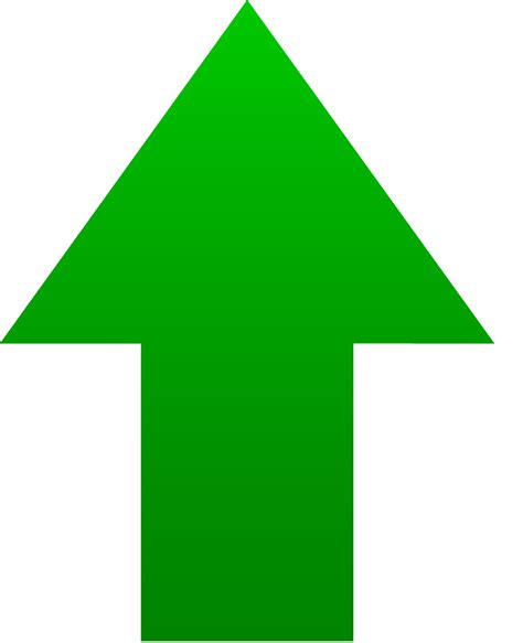 Green Arrow Up - ClipArt Best