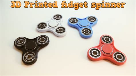 3D printed Fidget spinner - YouTube