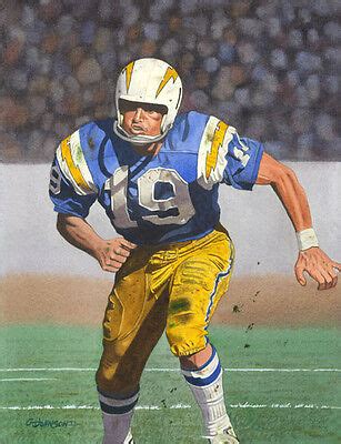 LANCE ALWORTH SAN DIEGO CHARGERS ART PRINT #2 | eBay