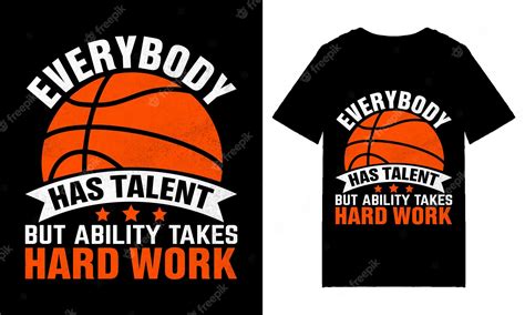 Premium Vector | Basketball t-shirt design, basketball quotes ...