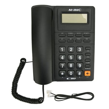 Corded Phone, Corded Landline Telephone Caller ID Display Last Number ...