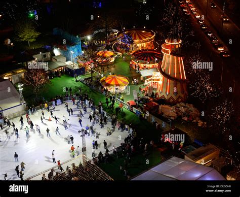 Winter Wonderland, Cardiff Civic Centre, Cardiff, Wales, UK Stock Photo - Alamy