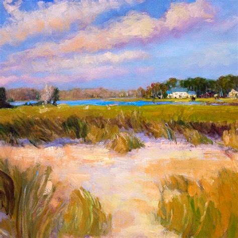 Virginia Landscape Painting, Canvas Art Print by Dorothy Fagan