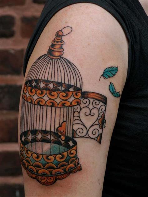 Bird Cage Tattoos Designs, Ideas and Meaning | Tattoos For You