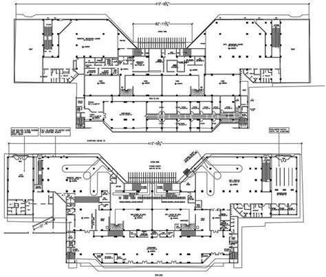 Airport Terminal Building Plan CAD File