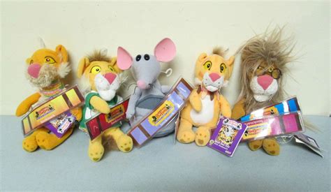 Between the Lions Eden Plush Doll Bookmark Set 5 Theo Lionel Cleo & Leona Click | #1844002646