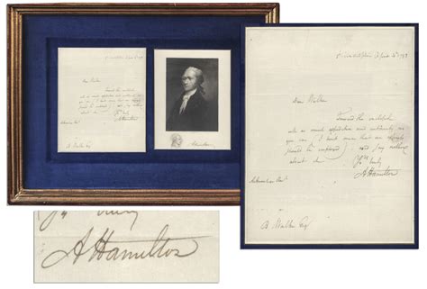 Alexander Hamilton Autograph Letter Signed Lot Sells for $9,493