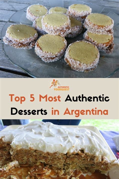 top 5 most authentic desserts in argentina