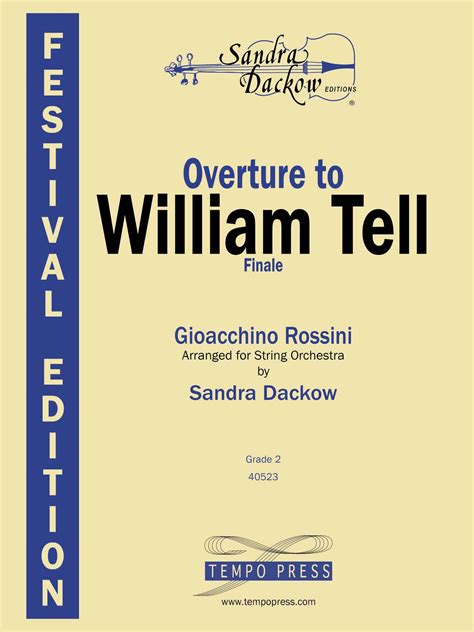 Overture to William Tell Finale – Tempo Press