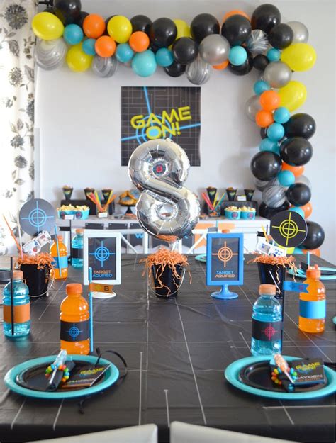 Kara's Party Ideas Laser Tag Birthday Party | Kara's Party Ideas